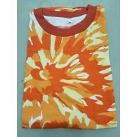 ราคา เสื้อยืด คอกลม เสื้อพิมพ์ลาย ลายมัดย้อม สีสันสดใส สีส้ม สีแดง สีฟ้า สีน้ำเงิน (17663457404)