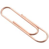 ราคา 100 Paper Clips in Rose Gold Magnetic Clip Dispenser Rose Gold Paper Clips Holder 28mm Rose Gold 100 Clips Per Box (17366916050)