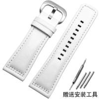 ราคา suitable for SEVENFRIDAY Matte Brown Leather Watch Strap Men P2 PS1 M2 Q2 Vintage Denim Leather Bracelet (19646705380)