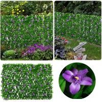 ราคา รั้วไม้ใบไม้รั้วหดได้รั้วสวนประดิษฐ์ตกแต่งผนังเทียมสำหรับสวนและลานบ้าน1ชิ้นดอกไม้กล้วยไม้ประดิษฐ์ (20680721030)