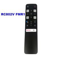 ราคา Original RC802V FUR6 Google Assistant Voice Remote Control For TCL TV 40S6800 49S6500 55EP680 Replace RC802V FMR1 65P8S 55P8S (9136861750)