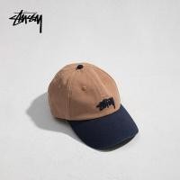ราคา นิติฯ STUSSY ความงามของแท้ปักตัวอักษรหมวกเบสบอลสีดำและน้ำตาลอินเทรนด์หมวกแก๊ปมีปีกฤดูร้อนโค้งชายและหญิงหมวกแก๊ปโผล่ Stussy (18989617385)