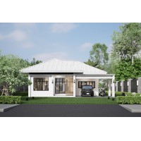 ราคา 123 แบบบ้าน บ้านชั้นเดียว 3 ห้องนอน 2 ห้องน้ำ (21246377885)