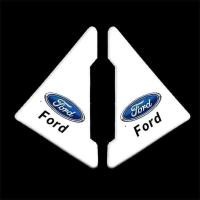 ราคา Ciscos 2 ชิ้น มุมประตูรถ แผ่นกันรอยประตูรถยน ของแต่งรถยนต์ สำหรับ Ford Ranger Fiesta Everest Ecosport Transit Focus Explorer Mustang Mondeo Territory (19121667412)
