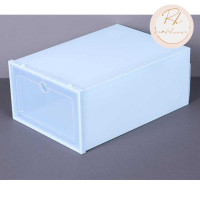 ราคา พร้อมส่ง กล่องใส่รองเท้าพลาสติก กล่องเก็บรองเท้า ราคาต่อ1 ชิ้น (21167026610)