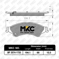 ราคา ผ้าเบรคหน้า หลัง MAZDA BT50 บีที50BT50PRO บีที50โปร 2WD4WD 2006 2020FIGHTER มาสด้า ไฟท์เตอร์ ปี96 06 ผ้าเบรค MKC ผ้าเบรคหน้า BT50 ผ้าเบรคหลัง BT50 (16739605134)