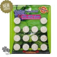 ราคา GOLDEN FLOWERS ปุ๋ยบัว ปุ๋ยบอน ปุ๋ยบอนสี ปุ๋ยไม้น้ำ 14เม็ด มี2สูตร สูตรเร่งต้น ราก ใบ สูตรเร่งดอก สี น้ำใสปลาไม่ตาย (16036498583)