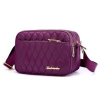 ราคา TR Fashion กระเป๋า สะพาย ข้าง กระเป๋าสะพาย พาดลำตัว กระเป๋าสะพายผญ กระเป๋า ผ้า คุณภาพเกินราคา 5 ช่อง ซิป TR792 (16668616507)