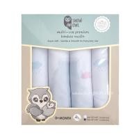 ราคา Snow Owl ผ้าอ้อมใยไผ่ 30x30 นิ้ว 4pcs (13627073259)