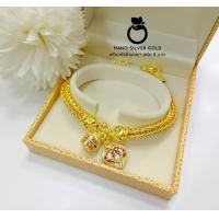 ราคา สร้อยข้อมือทองลงยาเคลือบแก้ว B173 หนัก 3 บาท มี 7 สี ทองเคลือบแก้ว ลงยาสุโขทัย ทองเคลือบแก้ว สร้อยข้อมือทองสวย (14564687148)