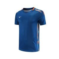 ราคา Mizuno เสื้อกีฬาเสื้อแบดมินตันระบายอากาศได้ดีและแห้งเร็ว6518ใหม่2023 (20222961997)