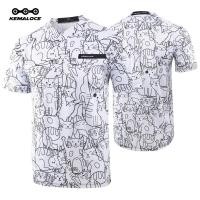 ราคา KEMALOCEเสื้อวิบากขาวดำการ์ตูนแมวผู้ใหญ่เสื้อวิบากแขนยาวแห้งเร็วมืออาชีพแขนสั้นเสื้อมอเตอร์ไซค์ผ้าโพลีเอสเตอร์ 100 เสื้อจักรยานวิบาก (14059732451)