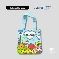 ราคา Verve กระเป๋าผ้าดิบ mr happy ลายการ์ตูน สวยๆ กระเป๋าผ้า กระเป๋านักเรียน กระเป๋าสะพายข้าง กระเป๋า สินค้านำเข้า 100 (19443425179)