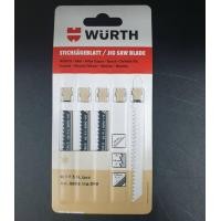 ราคา WURTH ใบเลื่อยจิ๊กซอ ชุด 5ใบ แบบเสียบ สำหรับงานไม้ ขนาด 75มม สำหรับตัดโลหะ ขนาด 66มม (10361472521)
