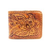 ราคา Wallet กระเป๋าหนังแท้ตอกลาย กระเป๋าสตางค์หนังแท้ กระเป๋าเงิน หนังแท้100 D004 (7208268537)