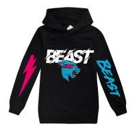 ราคา Mr Beast เสื้อกันหนาวมีฮู้ด Lightningเสื้อสเวตเตอร์มีฮู้ดแขนยาวพิมพ์ลายแมวสำหรับเด็กผู้ชายเด็กผู้หญิงเสื้อกันหนาวลำลอง1210XX (9884451558)