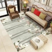 ราคา พรมลายดอกไม้นอร์ดิกขนาด200X300ซม พรมปูพื้นห้องนั่งเล่นผ้าปูโต๊ะกาแฟเรียบง่ายพรมเช็ดเท้าทรงสี่เหลี่ยมผืนผ้าสำหรับใช้ในครัวเรือนที่ทันสมัยสำหรับห้องนอน (19052932257)