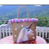 ราคา กระเป๋าสานกระจูดลายม้ารุ้ง (4334976526)