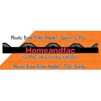 ราคา แผ่นปิดเชิงชาย เชิงชาย เมทัลชีท สรรไท แผ่นปิดเชิงชายหลังคา เมททัลชีท PVC สีดำ แผ่นปิดกันนก ลอนสรรไท ซีแพ๊ค 730 ราคาต่อ 10 แผ่น METALSHEET (2042784141)