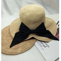 ราคา หมวกถักทรงกลม ตกแต่งโบว์ดำด้านหลัง หมวกแฟชั่นหญิง S060 (17771884381)