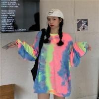 ราคา BABY เสื้อแขนยาวคอกลมมัดย้อม เสื้อยืดลาย oversize เสื้อโอเวอร์ไซส์เกาหลี เสื้อยืดสตรีทตัวใหญ่ (4783330912)