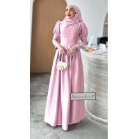ราคา ชุดเดรสมุสลิม เดรสออกงาน เนื้อผ้าซาร่า ชุดอิสลาม แฟชั่นมุสลิม ชุดใส่รายอ ชุดเดรสยาว Maxidress พร้อมส่ง (21190456329)