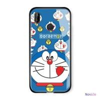 ราคา สำหรับหัวเว่ย nova3 nova3i nova3e nova4 หรูหราการ์ตูนโดราเอมอนแมวกรณี nova 3 nova 3i nova 3E nova 4 เคลือบเงากระจกกลับซอฟท์ขอบปกปลอก (712794049)