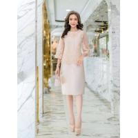 ราคา Dressyhappy ชุดเดรสออกงาน เดรสราตรีสั้น เดรสลูกไม้ปักทอเลื่อมหรูหราลายดอกไม้ กระโปรงเนื้อผ้าเรียบเนียนมันวาวมีไซส์สาวอวบ M 4XL (19503055248)