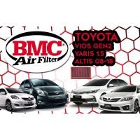 ราคา กรองอากาศ BMC Toyota Vios 07 12 Yaris 07 12 Altis 08 18 Made in Italy (11277568657)