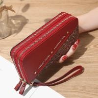 ราคา กระเป๋าสตางค์ใบยาว ชิปคู่ กากเพชร ใบใหญ่ กระเป๋าแฟชั่น TL 122 (14919410111)