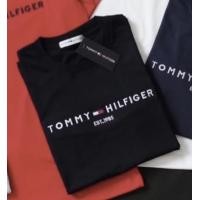 ราคา New เสื้อยืดสีพื้น ดีเทลงานปักอก ปักแขน ผ้าคอตตอน เสื้อยืด Tommy งานชนช็อป ใส่ได้ทั้งชายและหญิง (17447767378)