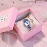 ราคา INS นาฬิกาผู้หญิงรูปหัวใจสไตล์เกาหลีสไตล์เรียบง่ายดูหรูหรามีโซ่ขนาดเล็กนาฬิกากําไล (20759907499)