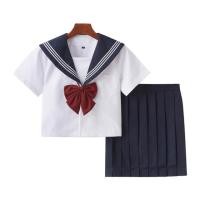 ราคา ชุดสูทกระโปรงชุดนักเรียนญี่ปุ่นทหารเรือชุดคอสเพลย์ JK ชุดชุดนักเรียนหญิงสีขาว (19819289735)