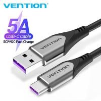 ราคา Vention 5A ไนลอนสายชาร์จเร็วสูงสุด Type C สำหรับ Android Huawei เร็ว40W ที่ชาร์จสาย USB (19452956438)