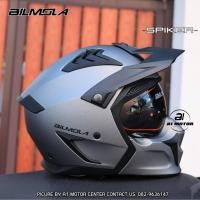 ราคา หมวกกันน็อก BILMOLA SPIKER หมวกกันน็อควิบาก ถอดคางได้ ทรง Modular สามารถใช้งานได้ 2 รูปแบบ ทั้ง Street และ Trial รองรับการติดตั้งบลูทูธ XS 2XL ผ่าน มอก (20786879683)