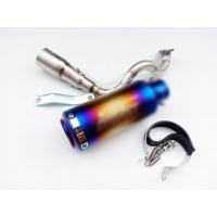 ราคา ชุดท่อScoopy i ท่อแต่ง ท่อมอเตอร์ไซค์ ฮอนด้า สกู๊ปปี้ ไอ Zoomer x ฮอนด้า ซูมเมอร์เอ็กซ์ ปลายท่อเอสซีสีรุ้ง (12562716140)