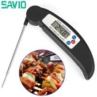 ราคา พร้อมสต็อก SAVIO ดิจิตอลเทอร์โมมิเตอร์วัดอุณหภูมิอาหารพับได้เนื้อบาร์บีคิวเตาอบพับเทอร์โมมิเตอร์สำหรับทำอาหารทำอาหารนมน้ำและน้ำมัน Liquid Probe เครื่องมือทำครัวปิดอัตโนมัติ (7724486474)