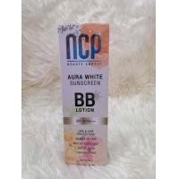 ราคา NCP Aura White Sunscreen BB Lotion SPF50 PA กันแดด เอ็นซีพี ออร่าไวท์ ซันสกรีน บีบี โลชั่น ขนาด 80g (14861882129)
