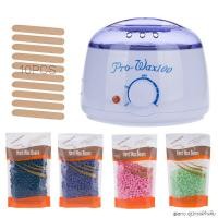 ราคา ชุดแว๊กซ์ขน Hard Wax พร้อมหม้อแว๊กซ์ และเม็ดแว๊กซ์ กำจัดขน (15659143712)