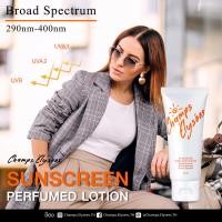 ราคา โลชั่นกันแดด ครีมกันแดด ซันสกรีน เพอร์ฟูม โลชั่น ช็อง 60 มล Sunscreen Perfumed Lotion Champs 60 ml SPF30 ป้องกันแดด ป้องกันรังสี UV กันแดด ลิขสิทธิ์จาก U S A (5309832045)