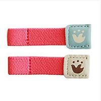 ราคา ABWGA ที่ห่อหนังยืดหยุ่นน่ารักหนังหูฟังสายรัดที่ม้วนสายหูฟังสาย USB จัดระเบียบสายไฟ (20950539530)