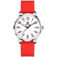 ราคา OLEVS 9953 Silicone Band Watches For Women Fashion Quartz Waterproof Women Wristwatches Luminous (20439081078)