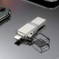 ราคา USB 3 แฟลชไดร์ฟ0สำหรับ Iphone 2 In 1Pendrive 32GB 64GB ไดร์ฟปากกา128GB สำหรับ PC 256GB 512GB 1TB อุปกรณ์แฟลชไดร์ฟ (19361182533)