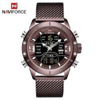 ราคา 2023 NAVIFORCE นาฬิกา9153สำหรับผู้ชายนาฬิกาควอตซ์นาฬิกากีฬากันน้ำนาฬิกาดิจิตอลแอลอีดีทหาร (19168079239)