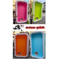 ราคา สระน้ำเป่าลม 3เมตร พร้อมสูบไฟฟ้า สระน้ำเป่าลม คละสีนะคะ (12433997712)