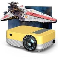 ราคา เครื่องฉาย3D เลเซอร์เครื่องฉายวิดีโอขนาดเล็ก LED โปรเจ็คเตอร์พกพา Z6สำหรับวิดีโอ Full HD 1080P 4K ผ่าน HD Prot (20841344827)