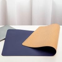 ราคา แผ่นรองเมาส์ Mouse pad แผ่นรองเมาส์หนัง ขนาดใหญ่ แผ่นรองเมาส์หนังด้านหลังเป็นลายไม้ กันลืน กันน้ำ COCO 3c (13247535106)