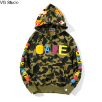 ราคา เสื้อแจ็คเก็ตแขนยาวสำหรับเพศทั้งหมดที่มีฮู้ดและพิมพ์ลาย BAPE เสื้อคลุมฤดูหนาวที่อบอุ่นสำหรับผู้ชายและผู้หญิง (18135248609)