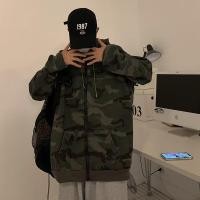 ราคา MJ เสื้อฮู้ดเสื้อกันหนาวผชเสื้อสเวตเตอร์ถักมีซิปสำหรับผู้หญิงเสื้อสเวตเชิ้ตแขนยาวผ้าฝ้ายเทอร์รี่เสื้อกันหนาวลายทหารสไตล์ยุโรปและอเมริกาสำหรับฤดูใบไม้ผลิและฤดูใบไม้ร่วง (19922652619)