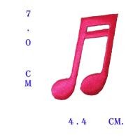 ราคา ตัดรีด ตัวรีดติดเสื้อ อาร์มปัก ติดเสื้อปัก ปักเสื้อ DIYลาย note ตัวโน๊ต เครื่องเล่นดนตรี music instrument (1354830778)